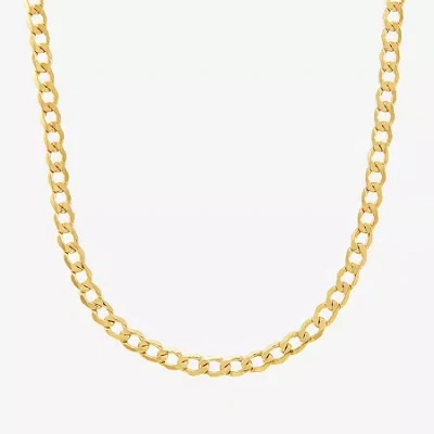 Fine Jewelry Made In Italy Unisex Adult 18 - 22 Inch 10k Gold Link Necklace In Transparent