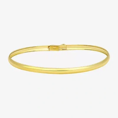 Fine Jewelry Girls 14k Gold Round Bangle Bracelet In Gold
