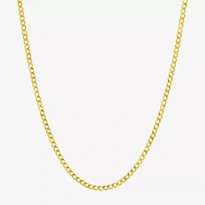 Fine Jewelry Made In Italy Girls 14k Gold 13 Inch Curb Chain Necklace In Gold