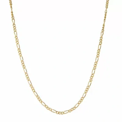 Fine Jewelry Girls 14k Gold Over Silver 15 Inch Link Necklace In Gold