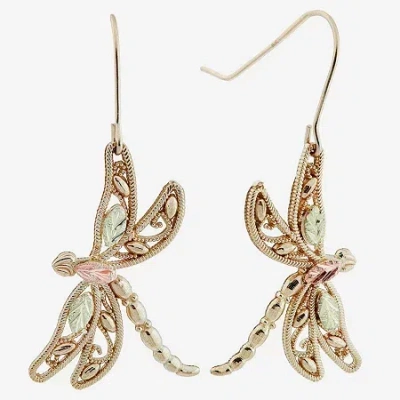 Landstrom's Black Hills Gold Black Hills Gold Womens 10k Gold Butterfly Drop Earrings In Gold
