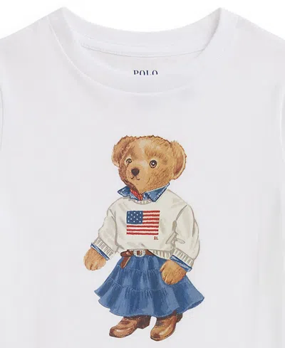 Polo Ralph Lauren Bear-print T-shirt In White