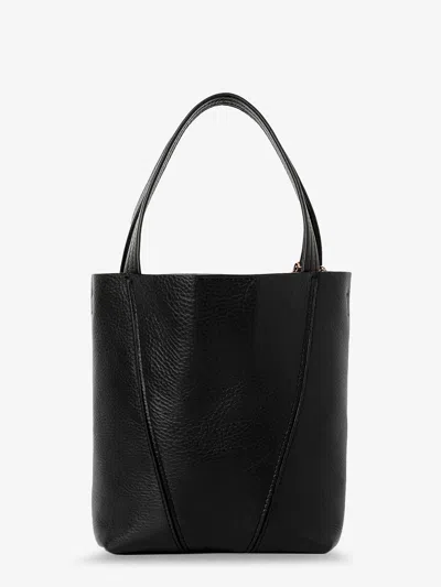 Chloé Spin Leather Crossbody Bag In Black