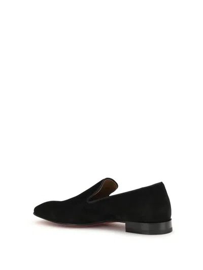 Christian Louboutin Men Dandelion Suede Loafers In Animal Print