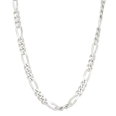 Fine Jewelry Unisex Adult Sterling Silver 18 Inch Link Necklace In Transparent