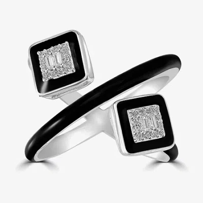 Fine Jewelry Diamonart Womens Cubic Zirconia Sterling Silver Cocktail Ring In Silver