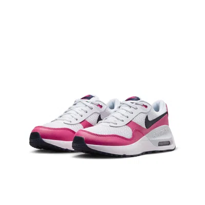 Nike (gs)  Air Max Systm 'white Fierce Pink'