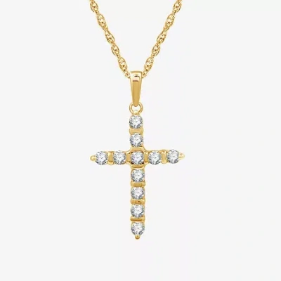 Fine Jewelry Cross (g In Yellow