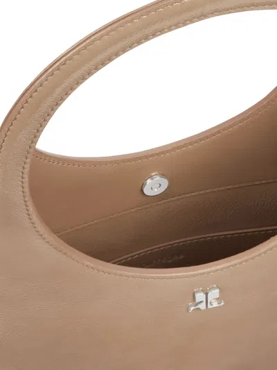 Courrèges Courreges Women Holy Leather Shoulder Bag In Brown