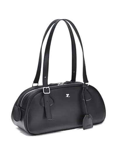 Courrèges Courreges Women Medium Friday Tote Bag In Black