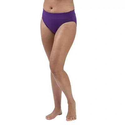Dolfin Aquashape Moderate Brief Bikini Swimsuit Bottom In Purple