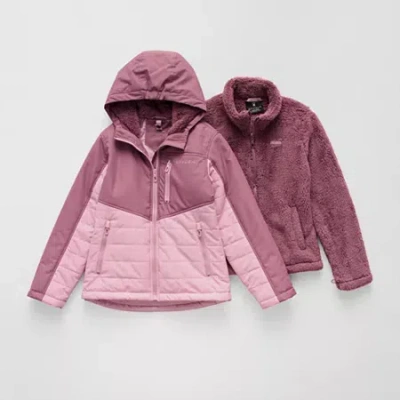 Spyder Little & Big Kid Girls Hooded Heavyweight Utility Jacket In Blue