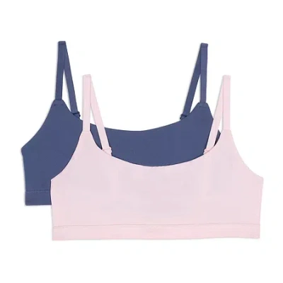 Maidenform Little & Big Kid Girls Light Support 2-pc. Bralette Rj25040 In Multi