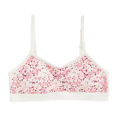 Maidenform Little & Big Kid Girls Seamless Light Support Bralette Rj4217-998 In Pink