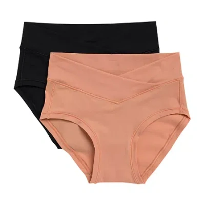 Maidenform Little & Big Kid Girls Hipster Panty Rj25080c-as4 In Black