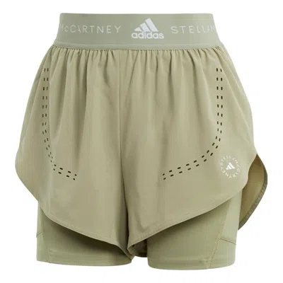 Adidas Originals (wmns) Adidas Truepurpose Two-in-one Shorts 'olive Green'