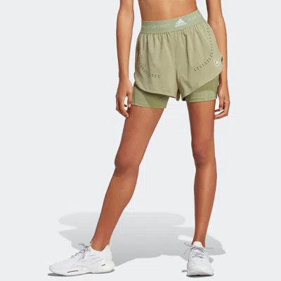 Adidas Originals (wmns) Adidas Truepurpose Two-in-one Shorts 'olive Green'