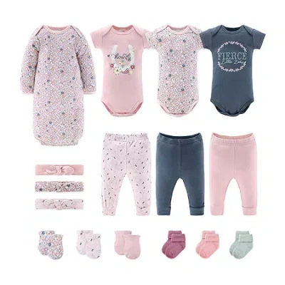 The Peanutshell 0-3m Baby Girls 16-pc. Baby Clothing Set In Multi