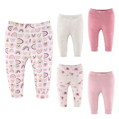The Peanutshell Rainbow Safari Baby Girls Tapered Regular Fit Pull-on Pant In Multi