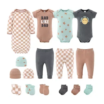 The Peanutshell 0-3m Skater Baby Boys 16-pc. Baby Clothing Set In Multi