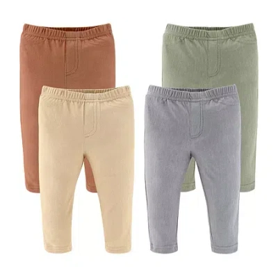 The Peanutshell Baby Unisex Easy-on + Easy-off Straight Regular Fit Pull-on Pant In Multi