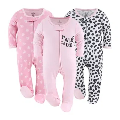 The Peanutshell Baby Girls 3-pc. Sleep And Play In Multi