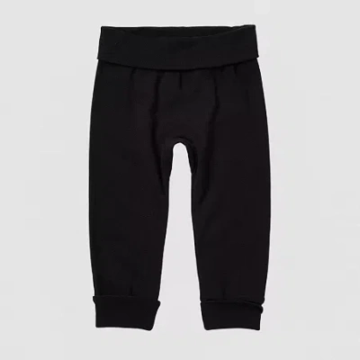 Okie Dokie Grow With Me Baby Unisex Tapered Regular Fit Jogger Pant In Black