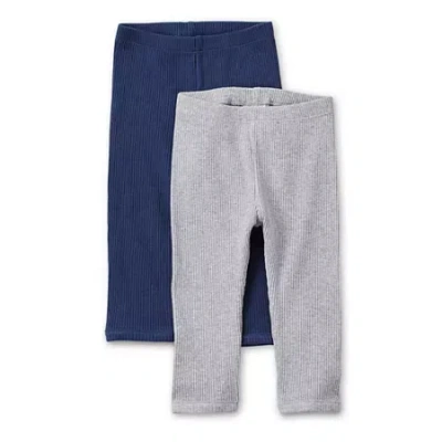 Okie Dokie Baby Boys Straight Regular Fit Pull-on Pant In Blue