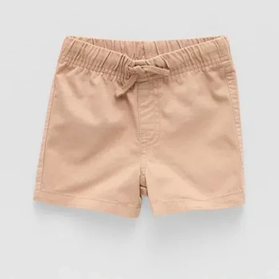 Okie Dokie Baby Boys Pull-on Short In Sand