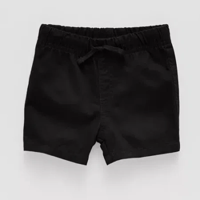 Okie Dokie Baby Boys Pull-on Short In Black