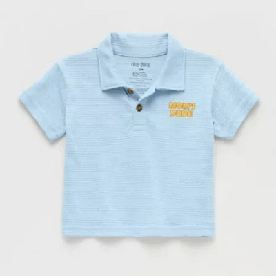 Okie Dokie Baby Boys Short Sleeve T-shirt In Blue
