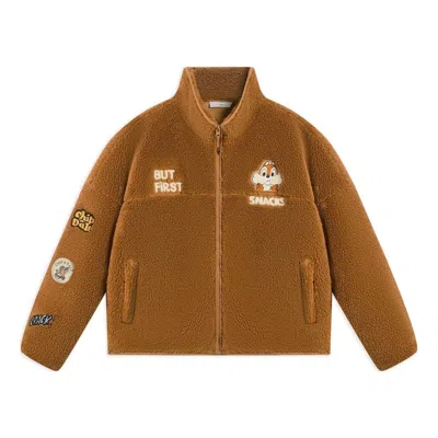 Li-ning (wmns)  X Disney Chip 'n Dale Graphic Polar Fleece Jacket 'brown'