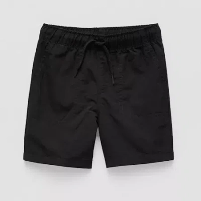 Okie Dokie Toddler & Little Boys Pull-on Short In Black