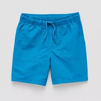 Okie Dokie Toddler & Little Boys Pull-on Short In Blue