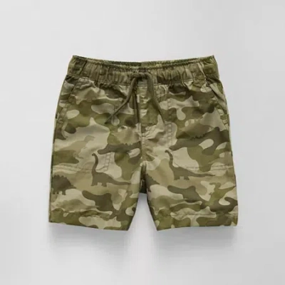 Okie Dokie Toddler & Little Boys Pull-on Short In Green