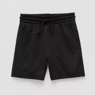 Okie Dokie Mesh Active Toddler & Little Boys Pull-on Short In Black