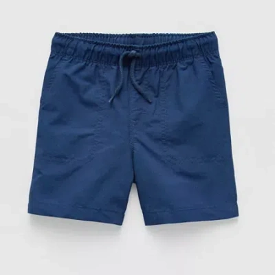 Okie Dokie Toddler & Little Boys Pull-on Short In Blue
