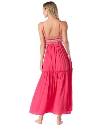 Vince Camuto Women's Crochet Cover-up Dress In Multi