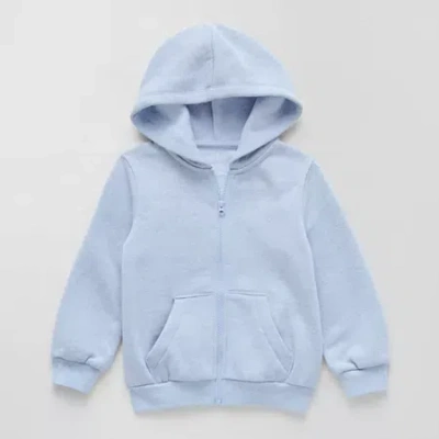 Okie Dokie Toddler & Little Boys Fleece Lightweight Jacket In Blue