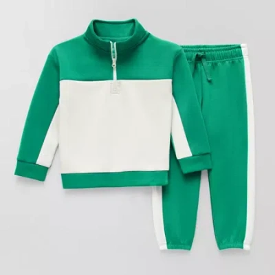 Okie Dokie Active Toddler & Little Boys 2-pc. Pant Set In Green