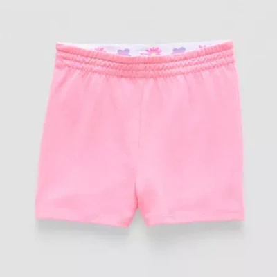 Okie Dokie Toddler & Little Girls Pull-on Short In Pink