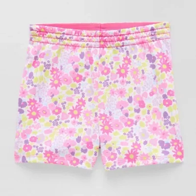 Okie Dokie Toddler & Little Girls Pull-on Short In White