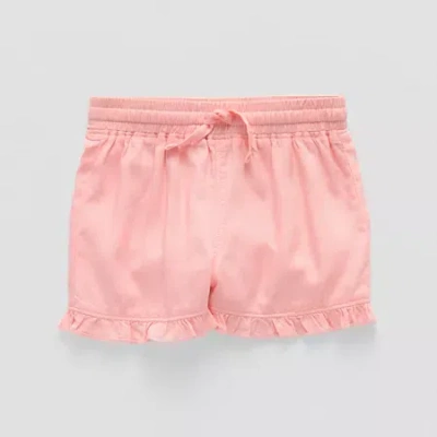 Okie Dokie Toddler & Little Girls Pull-on Short In Pink
