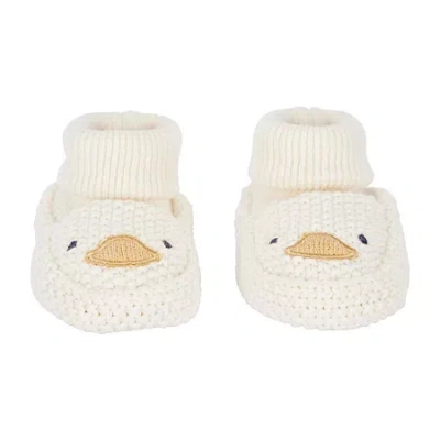 Carter's Baby Unisex 1 Pair Baby Booties In White
