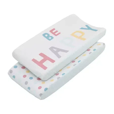 Nojo Be Happy 2 Pack Changing Pad Cover In Multi