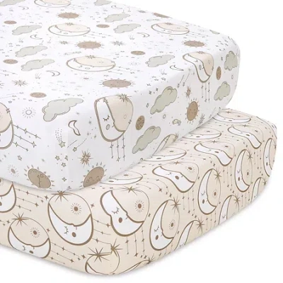 The Peanutshell Starry Skies 5-pc. Crib Bedding Set In White