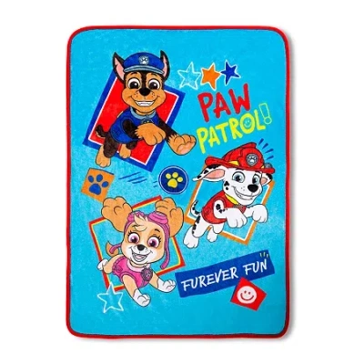 Nojo Toddler Musical Paw Patrol Paw Patrol Baby Blanket In Blue