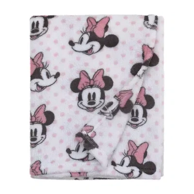 Nojo Fleece Minnie Mouse Minnie Mouse Baby Blanket In Pink
