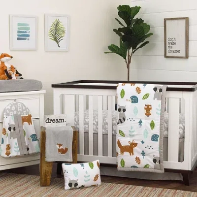 Nojo Woodland Friends 8-pc. Crib Bedding Set In Multi