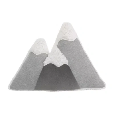 Nojo Little Love By  Mountain Throw Pillow In Gray